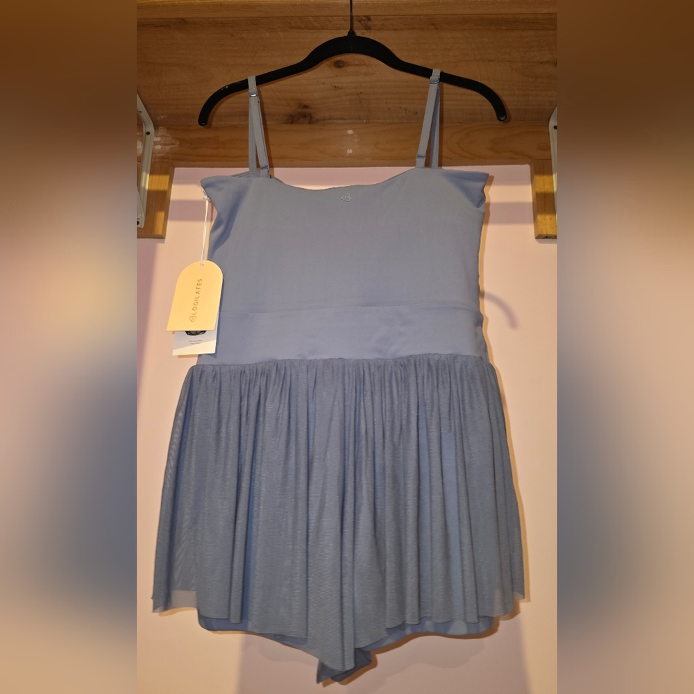 Blogilates Barre Active Romper Steel Blue Size M - Picture 11 of 16